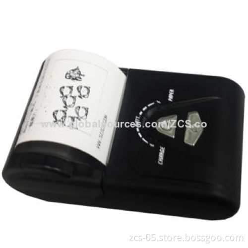 Mini Bluetooth Thermal Printer, Handheld Terminal w/ Bluetooth and USB Connection, One-year Warranty